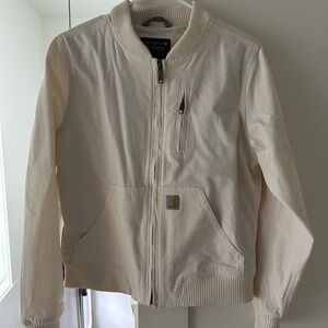 Carhartt Off-White Zip-Up Jacket